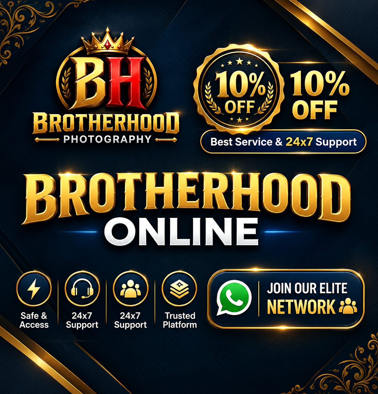 Brotherhood Photography — 10% OFF, Best Service and 24x7 Support